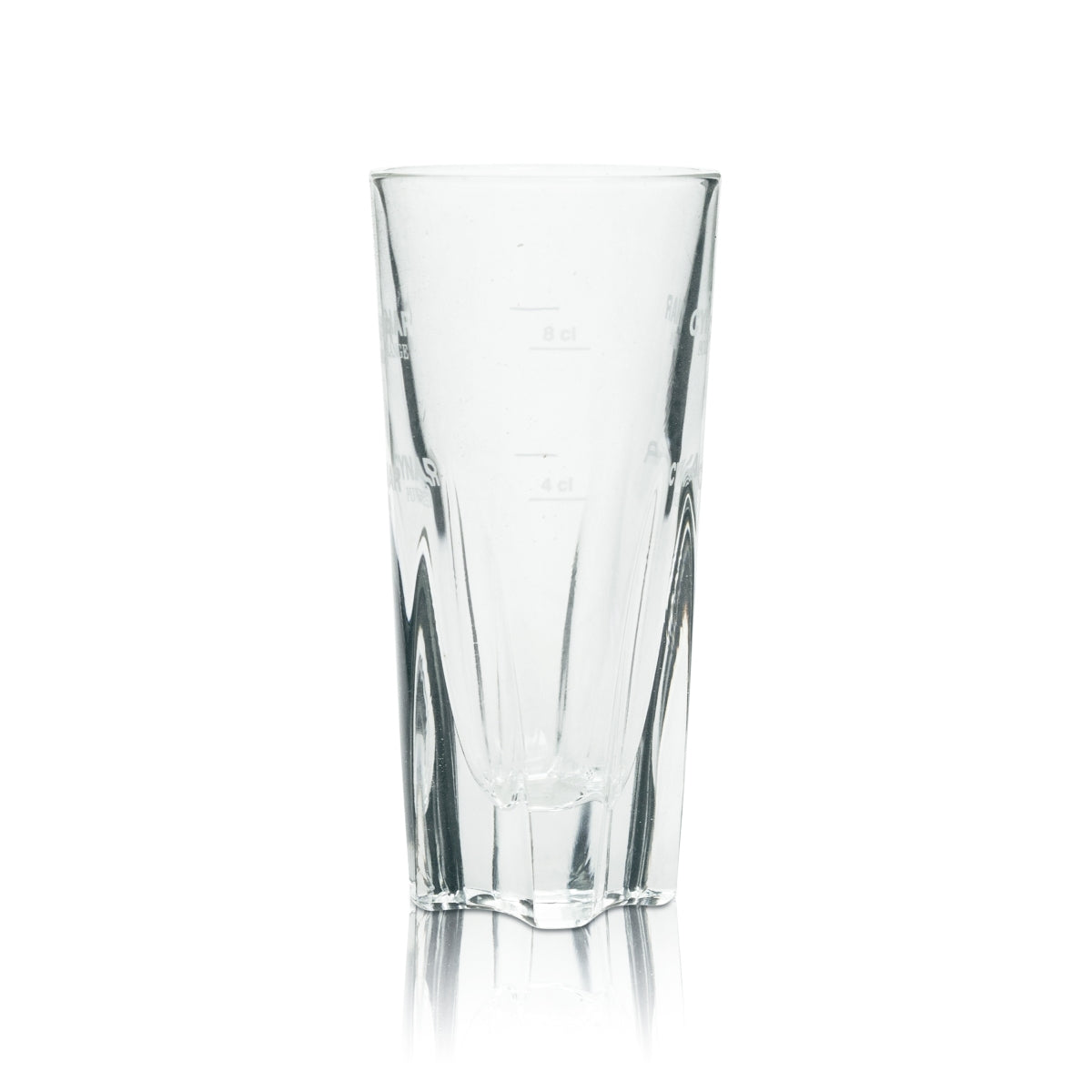 6x Cynar Amaro Glass 100ml On Ice Glasses Pure Ice Cubes Longdrink Relief Print – Widok 3