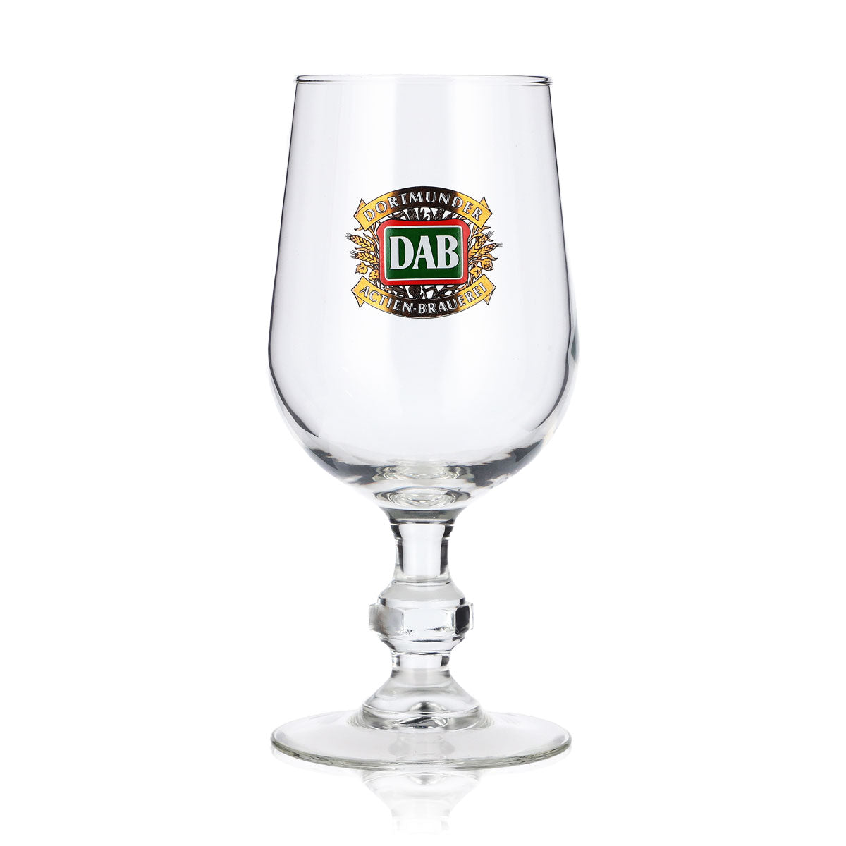 6 szt. szklanek do piwa DAB – Dortmunder Aktien Brauerei, 0,33 l, puchar, stare logo – Widok 2