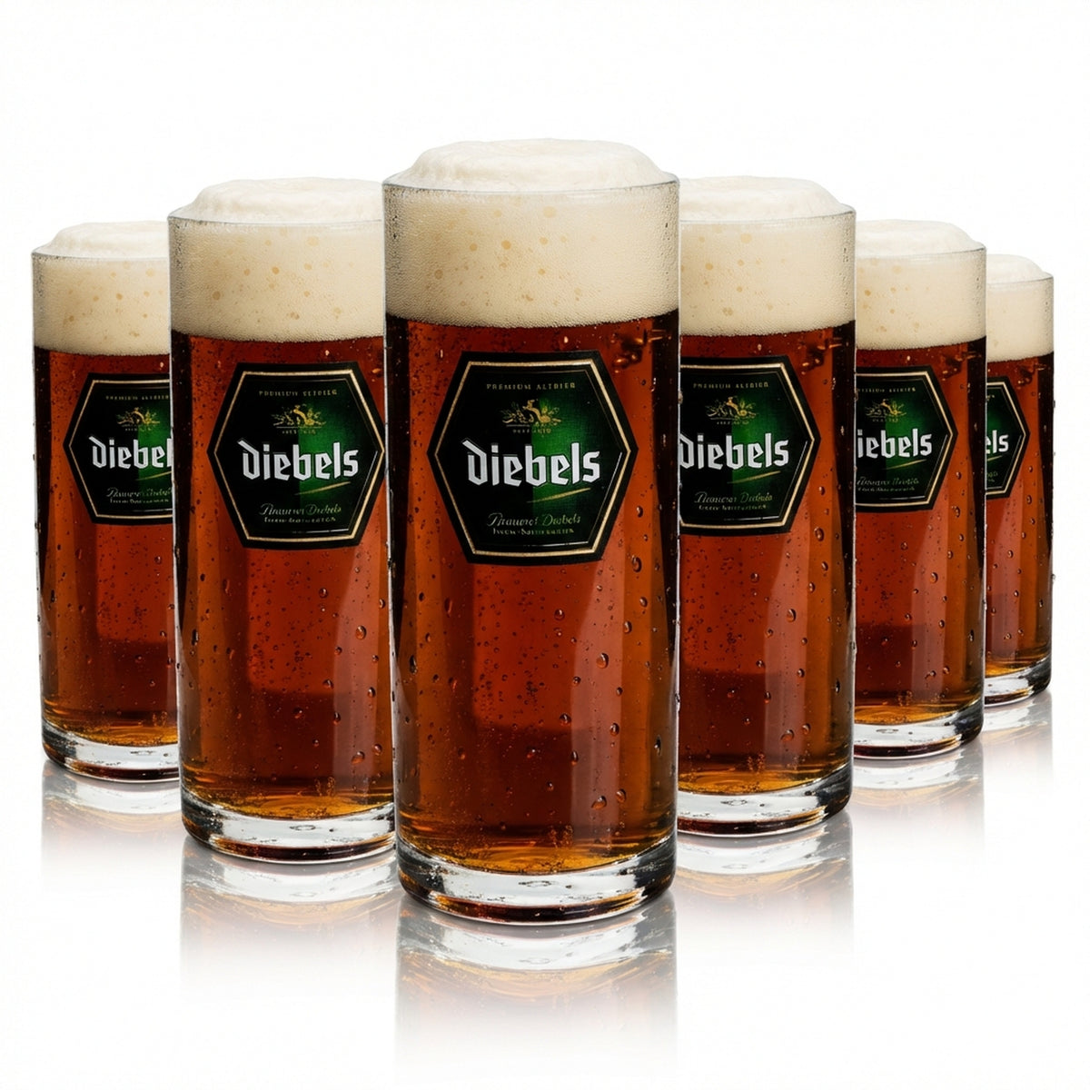 6x szklanka do piwa Diebels 0,5l kufel