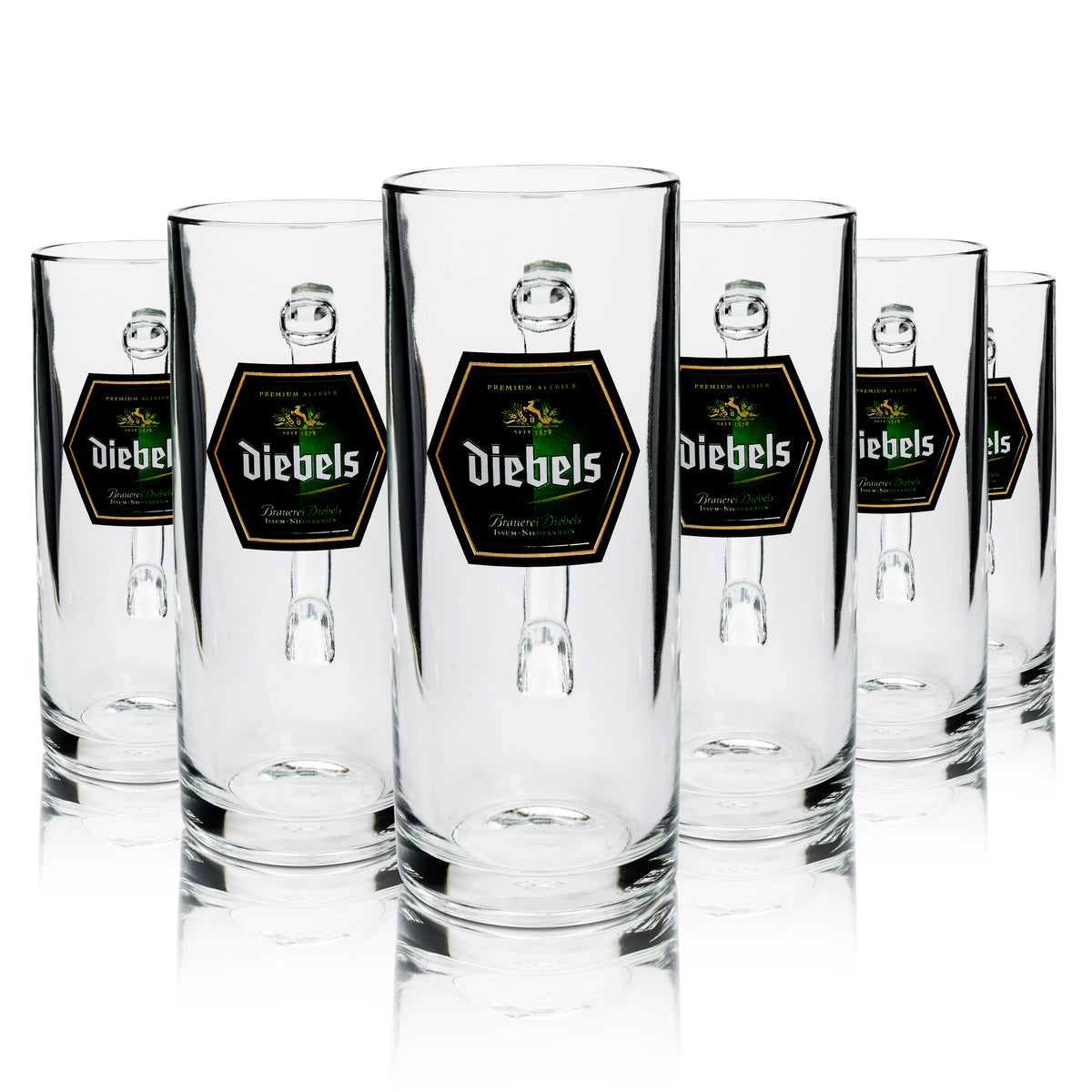 6x szklanka do piwa Diebels 0,5l kufel – Widok 5