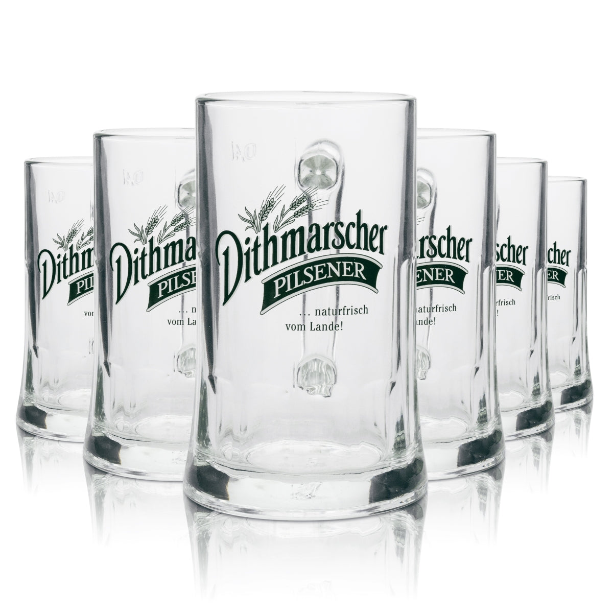 6x szklanka do piwa Dithmarscher 0,4l kufel Seidel Sahm