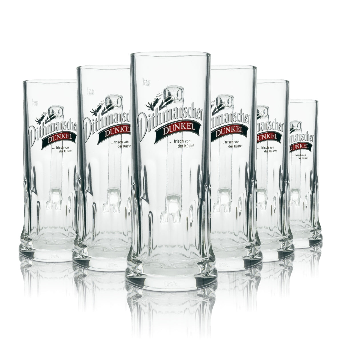 6x szklanka do piwa Dithmarscher 0,5l kufel ciemny Seidel Rastal