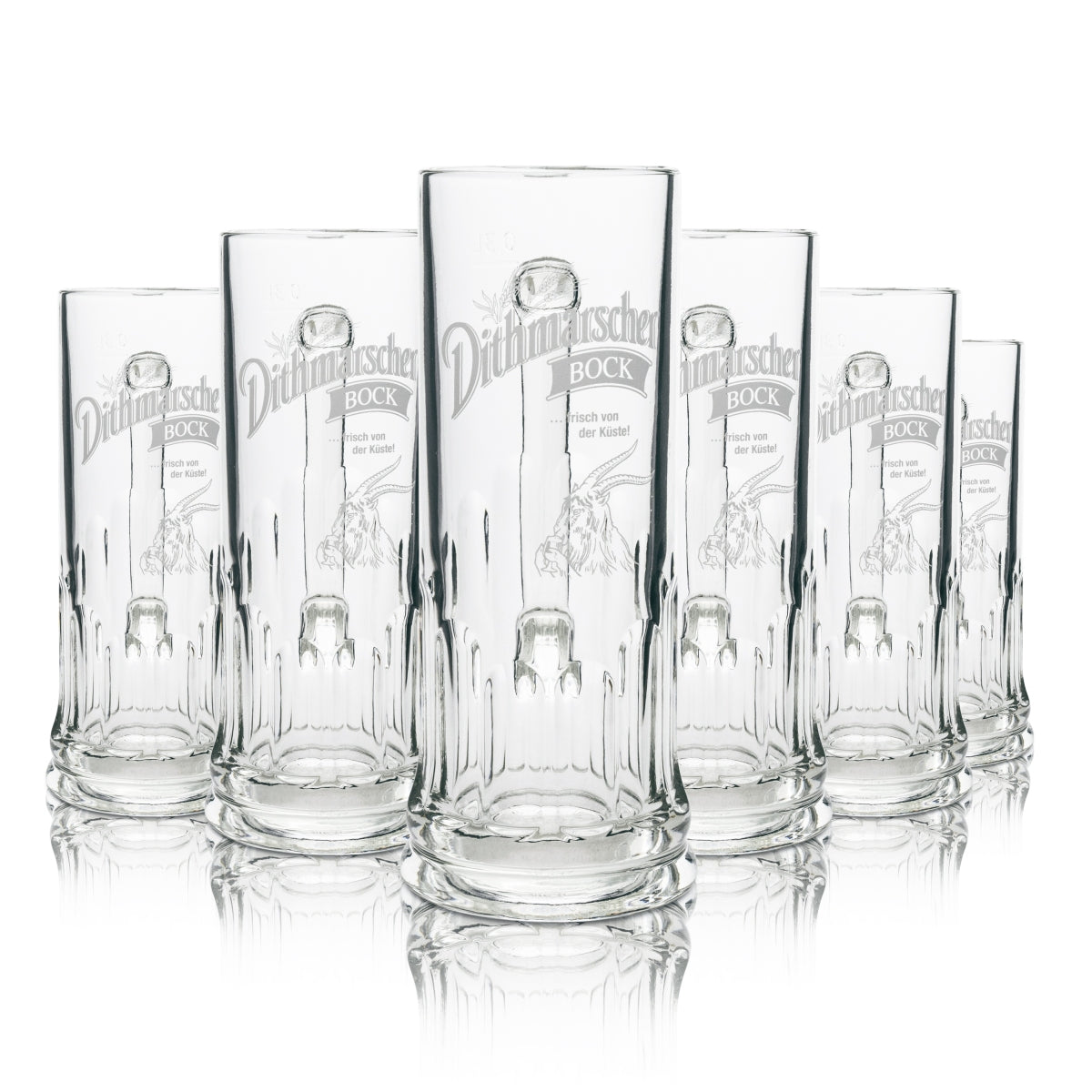 6x kufel do piwa Dithmarscher 0,3 l Bock