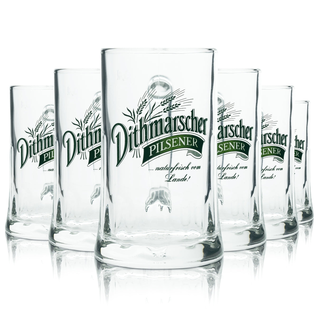 6x szklanka Dithmarscher 0.4l kufel do piwa szklanki Seidel kalibrowane Gastro Pils