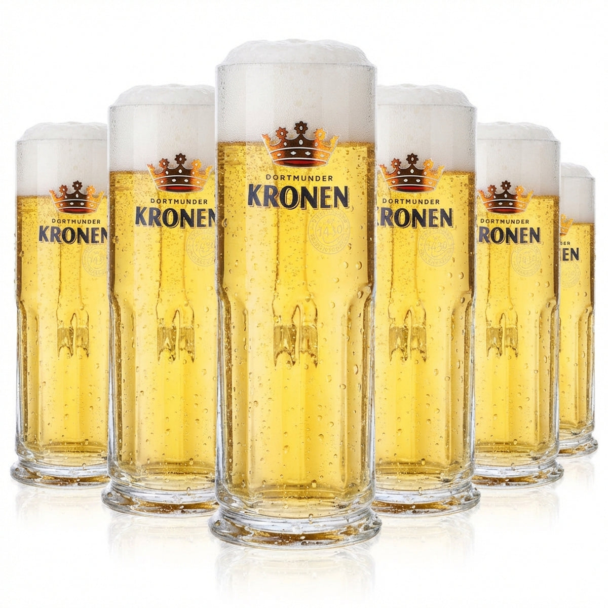 6x szklanka do piwa Dortmunder Kronen 0,3 l Szklanki Kufel do piwa  Szklanka do piwa  Maximilian