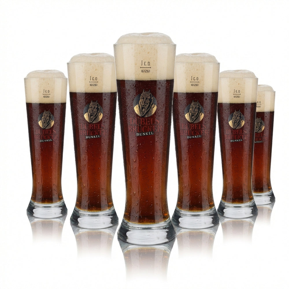 6x szklanki Dübelsbrücker 0,3 l Merkur Tulpe Zestaw szklanek do piwa Browar
