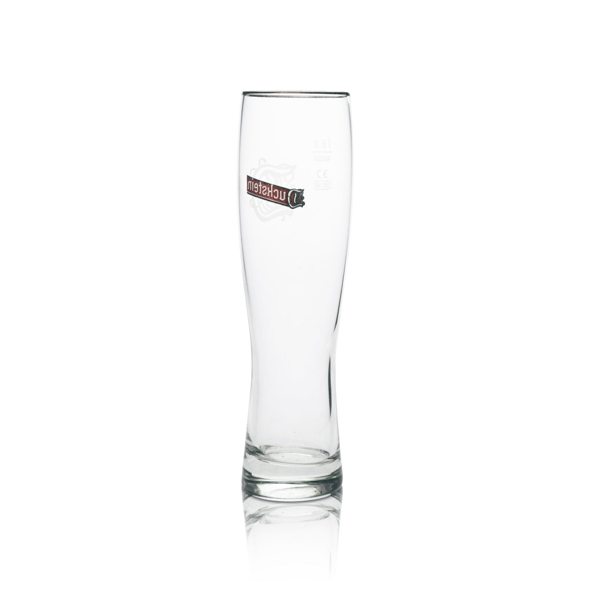 6x szklanka do piwa Duckstein Pilsener 0.5l ze srebrną obwódką – Widok 3