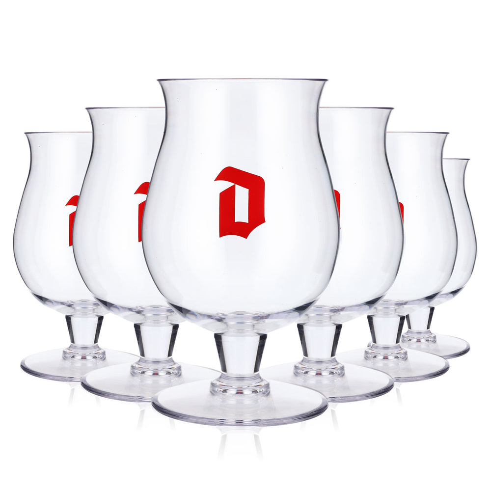 6x szklanki do piwa Duvel 0,33 l Szklanki do piwa Szklanki typu puchar Akryl