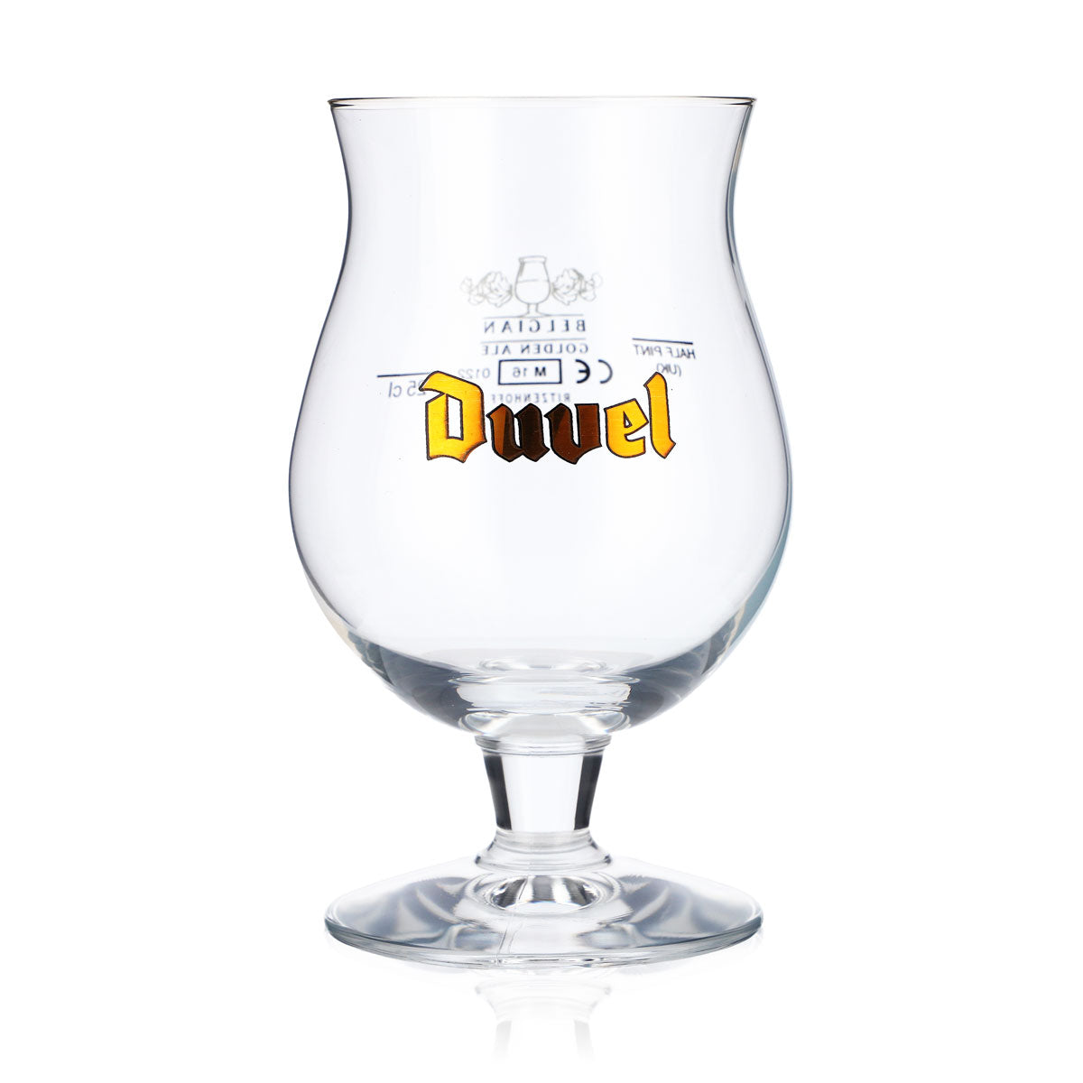 6x szklanki do piwa Duvel Szklanki do piwa, bańczaste  0,25 l Złote logo – Widok 2