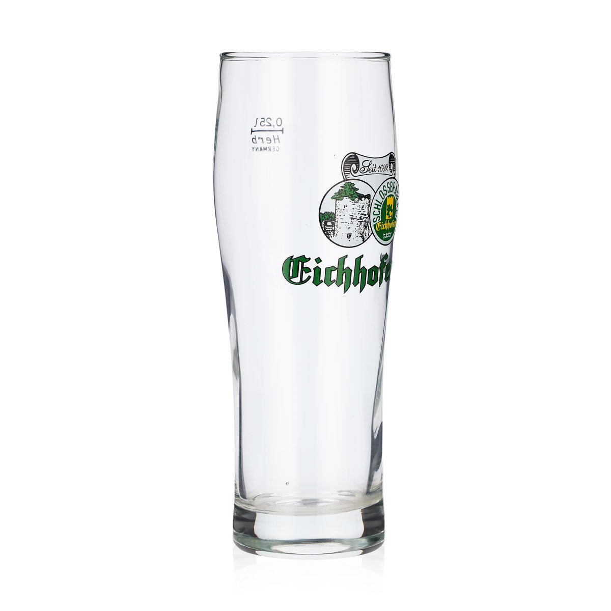 6x Eichhofener Beer Glass Beer Glasses Willibecher 0,25l Becher Herb – Widok 3