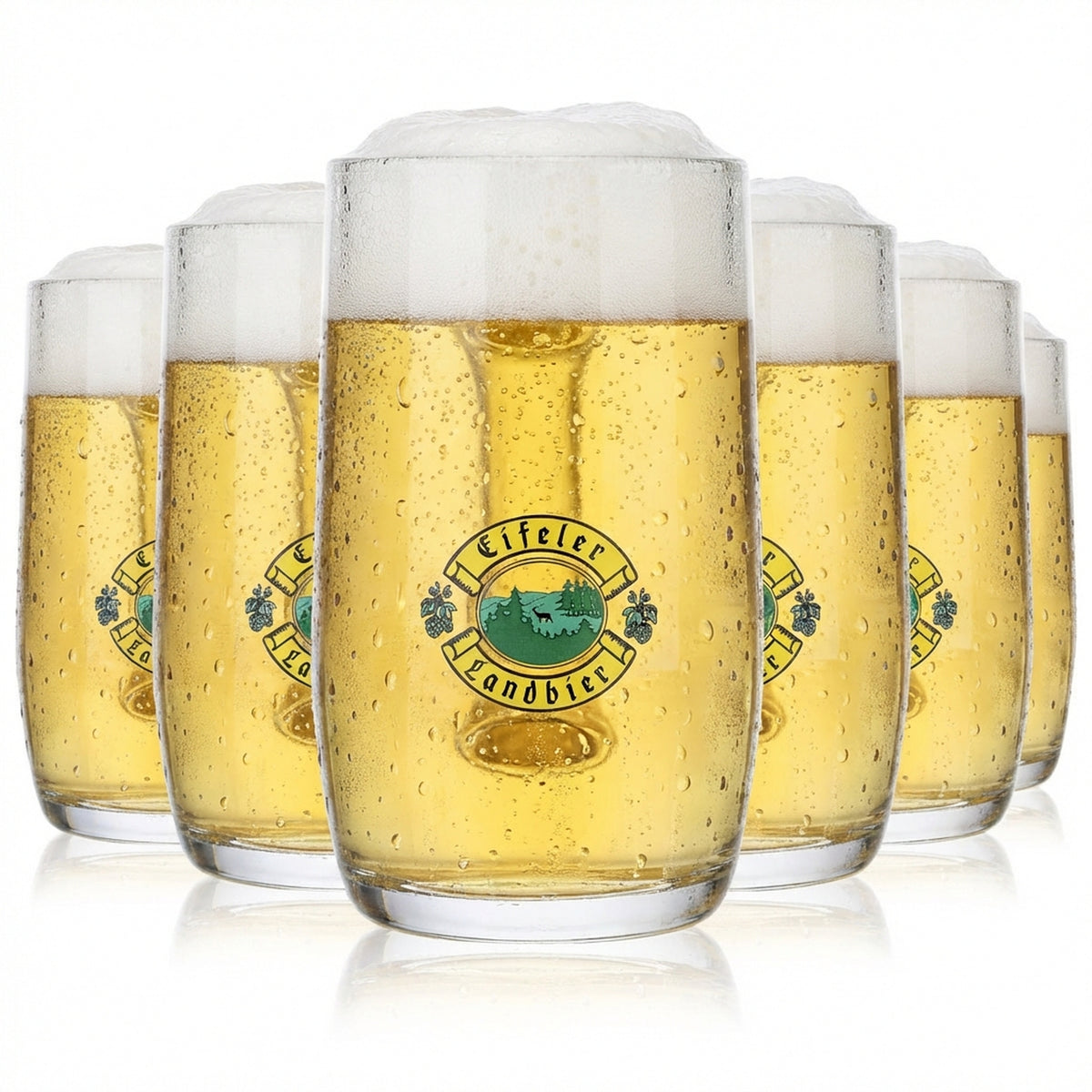 6x szklanki do piwa Eifeler Landbier Szklanki do piwa Szklanki do piwa 0,3 l Kufel