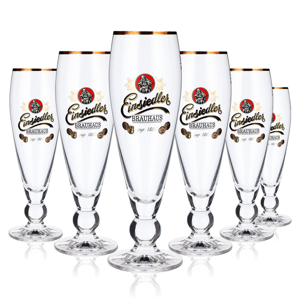 6x szklanki do piwa Einsiedler Szklanki do piwa 0,3 l Kielich Brauhaus Rastal