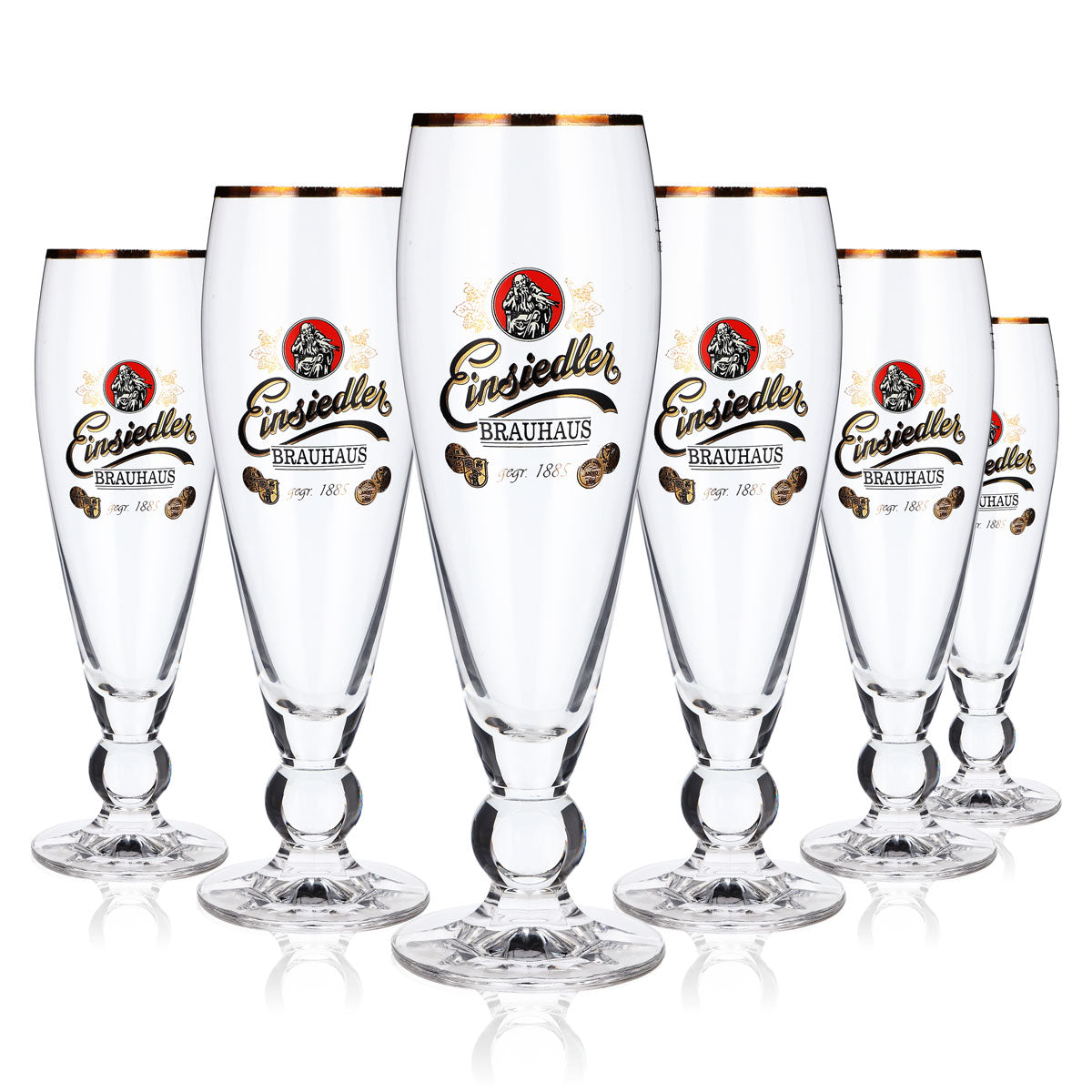 6x szklanki do piwa Einsiedler Szklanki do piwa 0,3 l Kielich Brauhaus Rastal