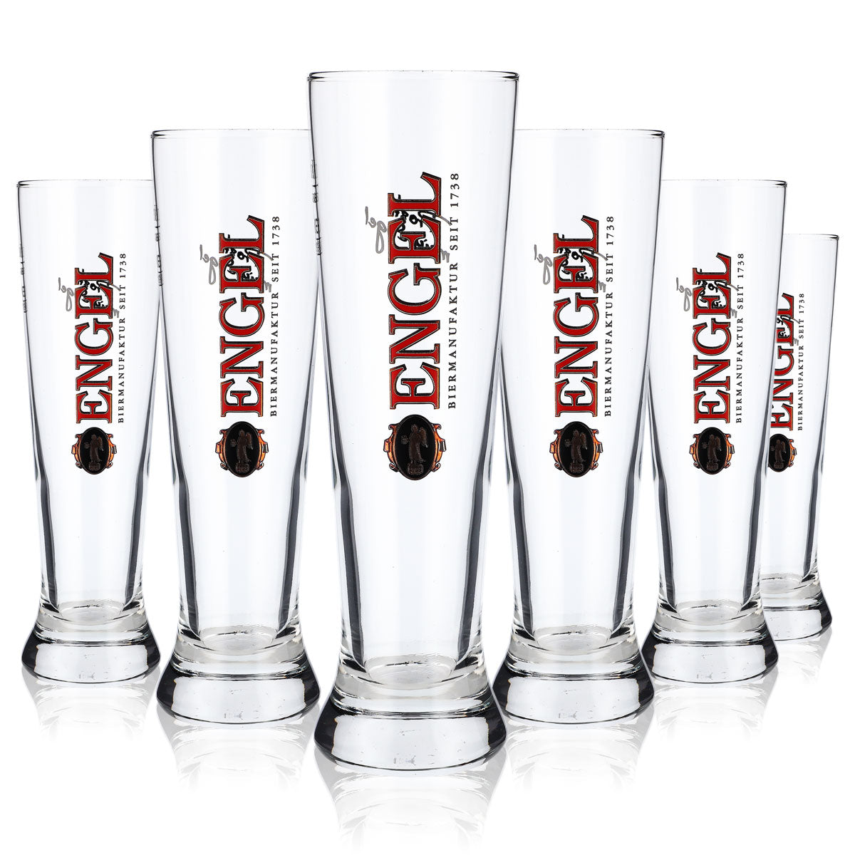 6x Engel Bier Szklanka do piwa Szklanka do piwa pszenicznego 0,3 l Szklanki do piwa Prost, mój aniele – Widok 7