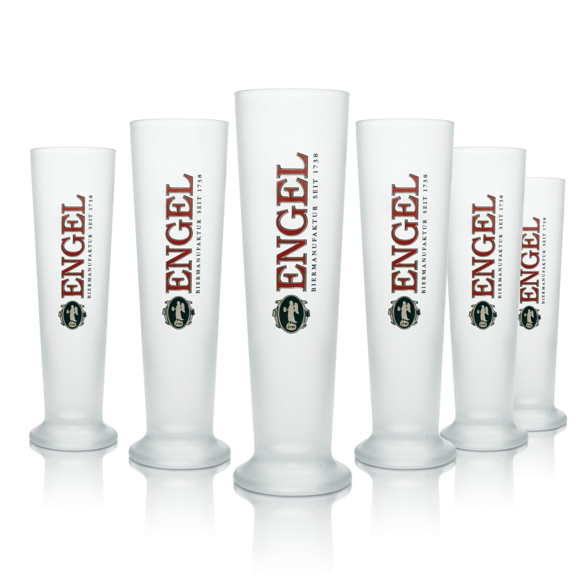 6x Angel Beer Glass Exclusive Sticks "Cheers my Angel" 0,3l Rastal