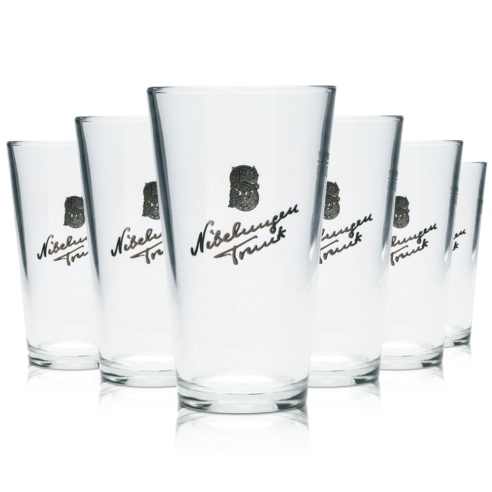 6x szklanka do piwa Erbacher Brauhaus 0,3 l szklanka do piwa szklanki gastronomiczne Nibelungen Trunk