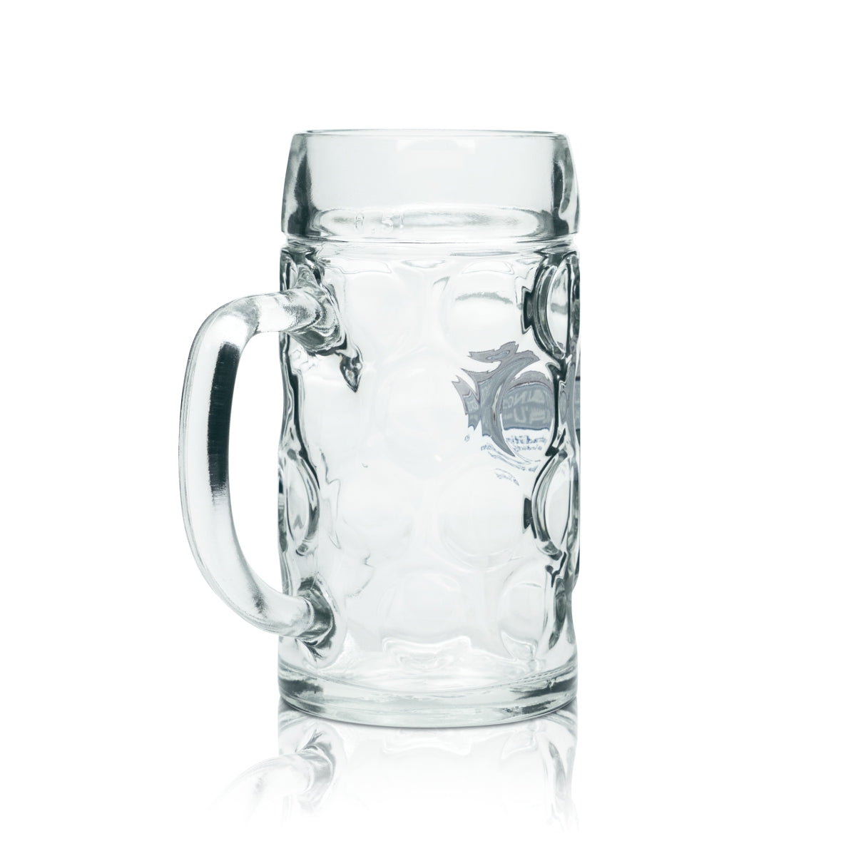 6x Erdinger szklanka do piwa 0,5l kufel Stiftungs-Bräu Isar Seidel szklanki uchwyt płaskorzeźba – Widok 3