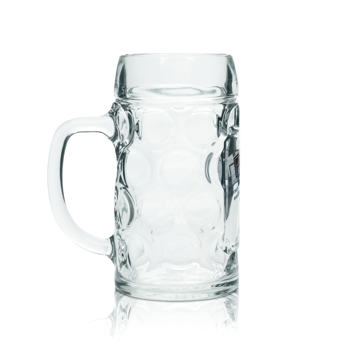 6x Erdinger szklanka do piwa 0,5l kufel Stiftungs-Bräu Isar Seidel szklanki uchwyt płaskorzeźba – Widok 4