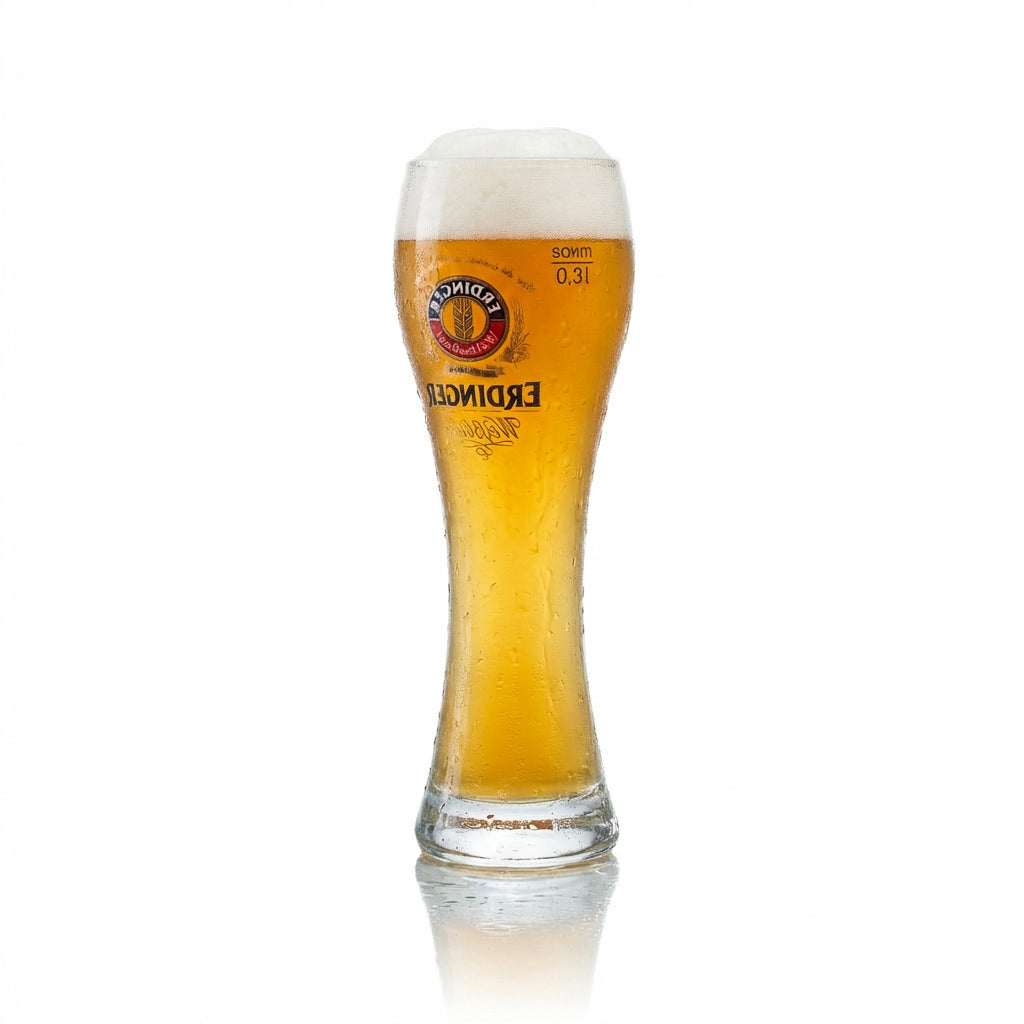 6x Erdinger szklanka 0.3l piwo pszeniczne drożdżowe pszeniczne szklanki browar Gastro Geeicht Bräu – Widok 3