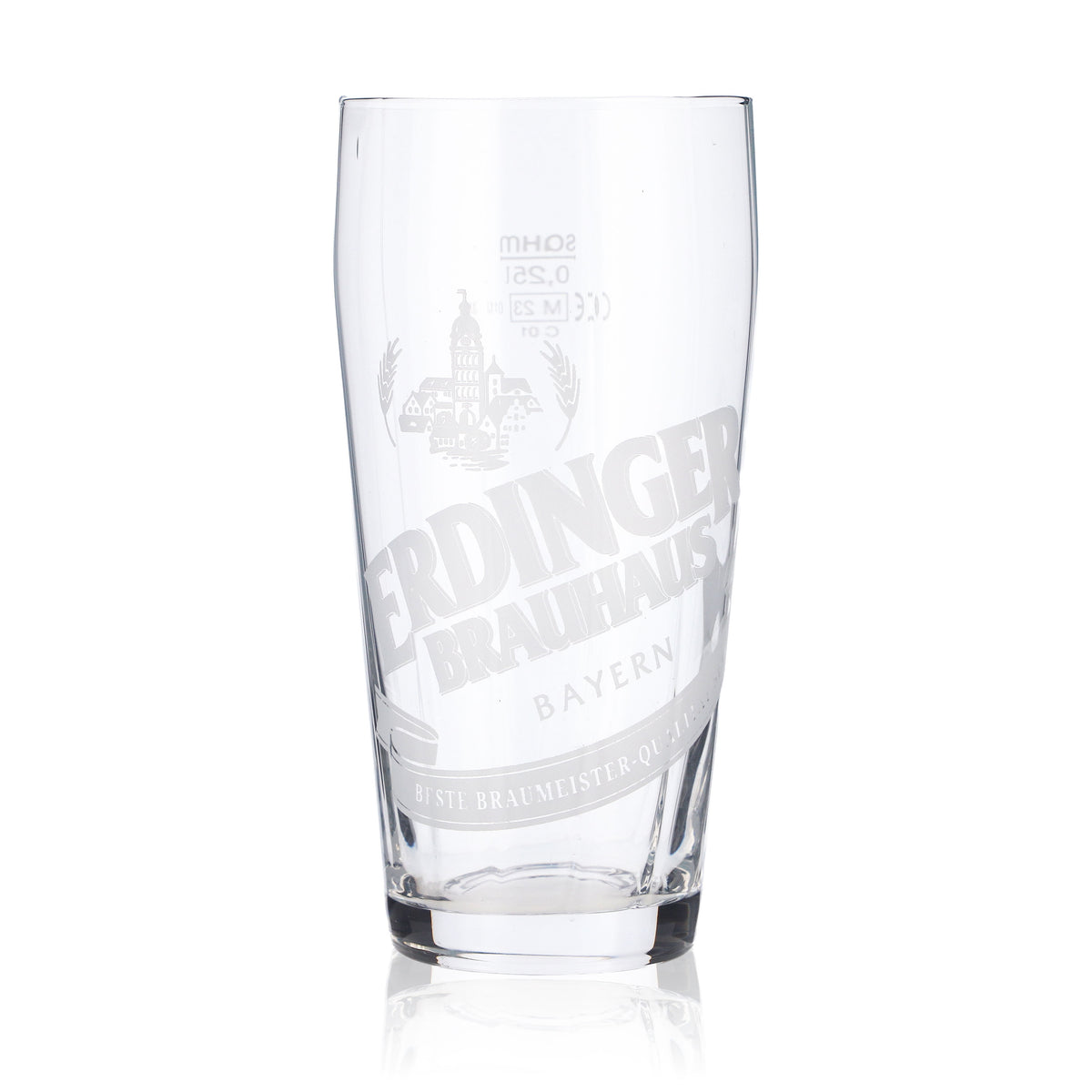 6x Erdinger Weissbräu Bier Glas Szklanki do piwa Willibecher 0,25 l Kubek „Tradition” – Widok 2