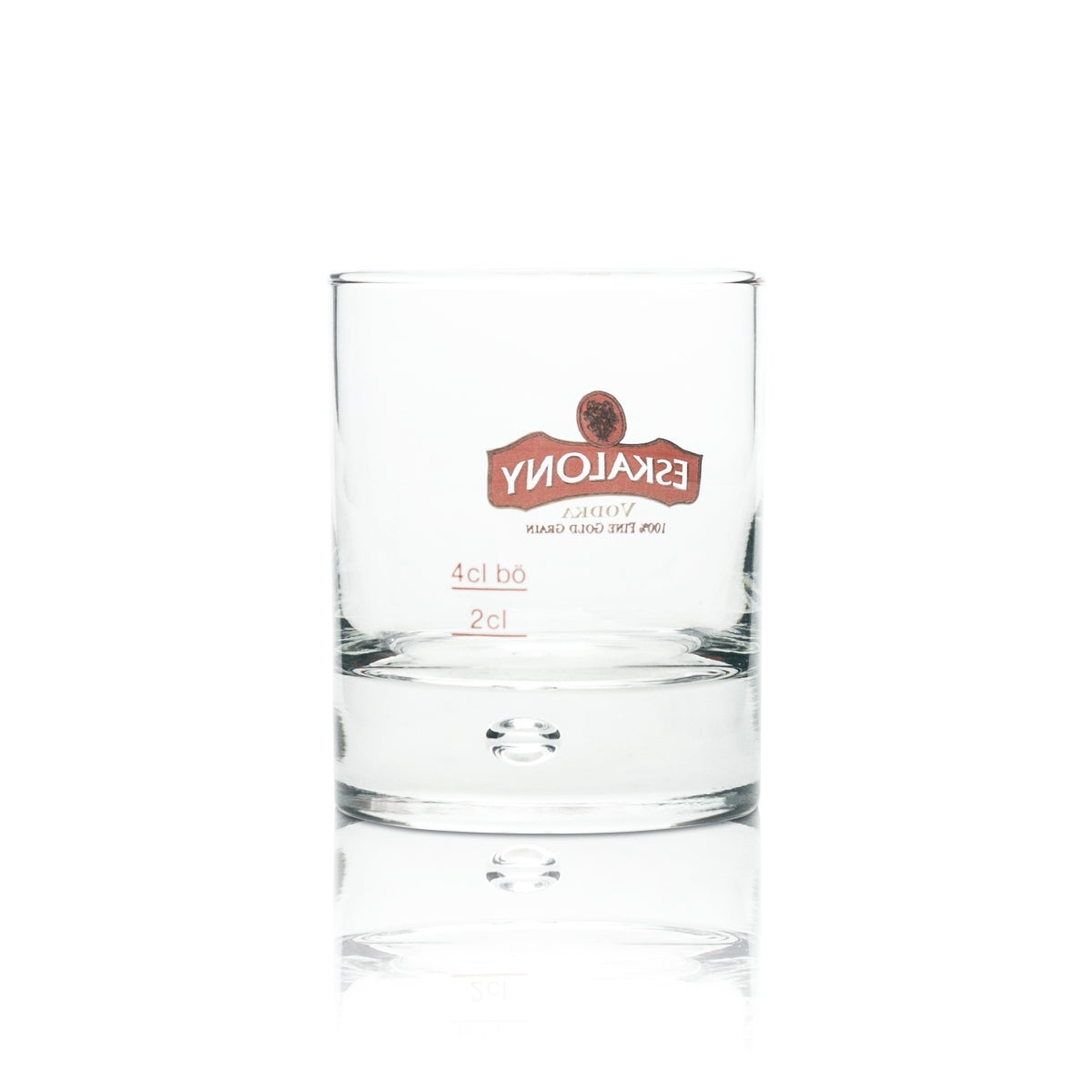 6x Eskalony Vodka Glass Tumbler Bubble 2cl 4cl Kieliszki koktajlowe Air Bubble LowBall – Widok 3