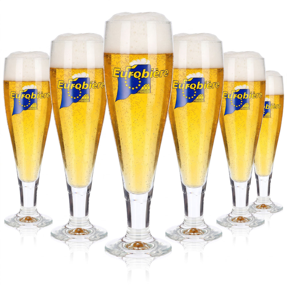 6 szklanek do piwa Eurobiére o pojemności 0,3 l, model „Pokal” marki Ritzenhoff (zestaw 6 sztuk)