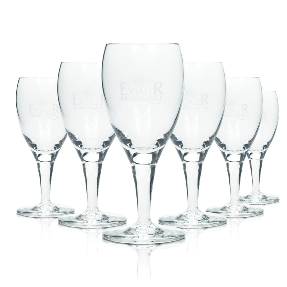 6x Extaler szklanka do wody 0,2l goblet szklanki tulipan woda mineralna gastro hotel bar