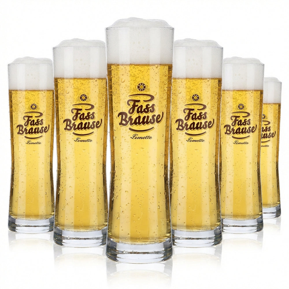 6x Fassbrause Szklanki 0,2 l Kubki/szklanki „Limette” Rastal Fresh