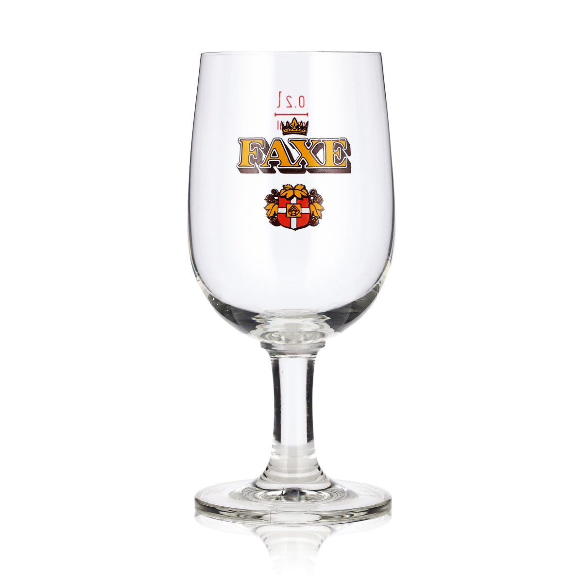 6 szt. szklanek do piwa Faxe, 0,2 l, pucharowe, Rastal König-Tulpen – Widok 2