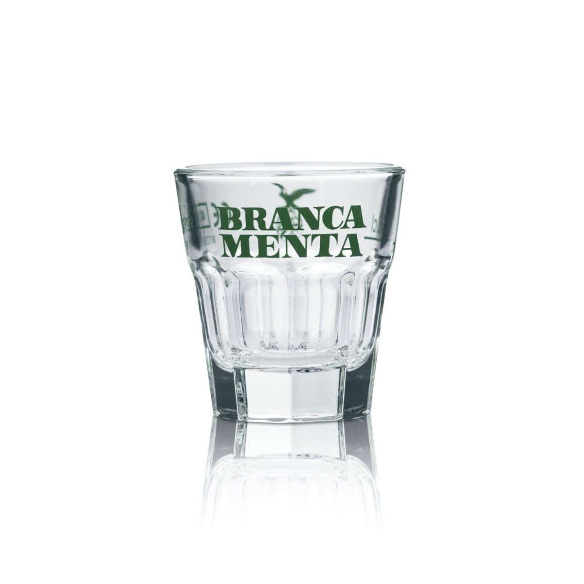 6x Fernet Branca Glass Menta 2cl Shot Glasses Schnapps Short Stamper Calibration mark – Widok 2