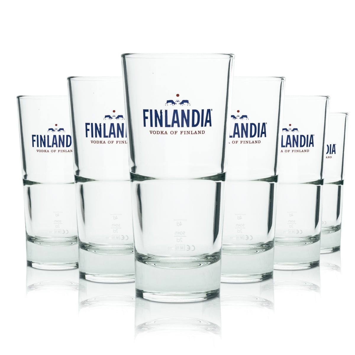 6x Finlandia szkło 0.36l long drink szklanki koktajlowe układanie bar gastro pub bar