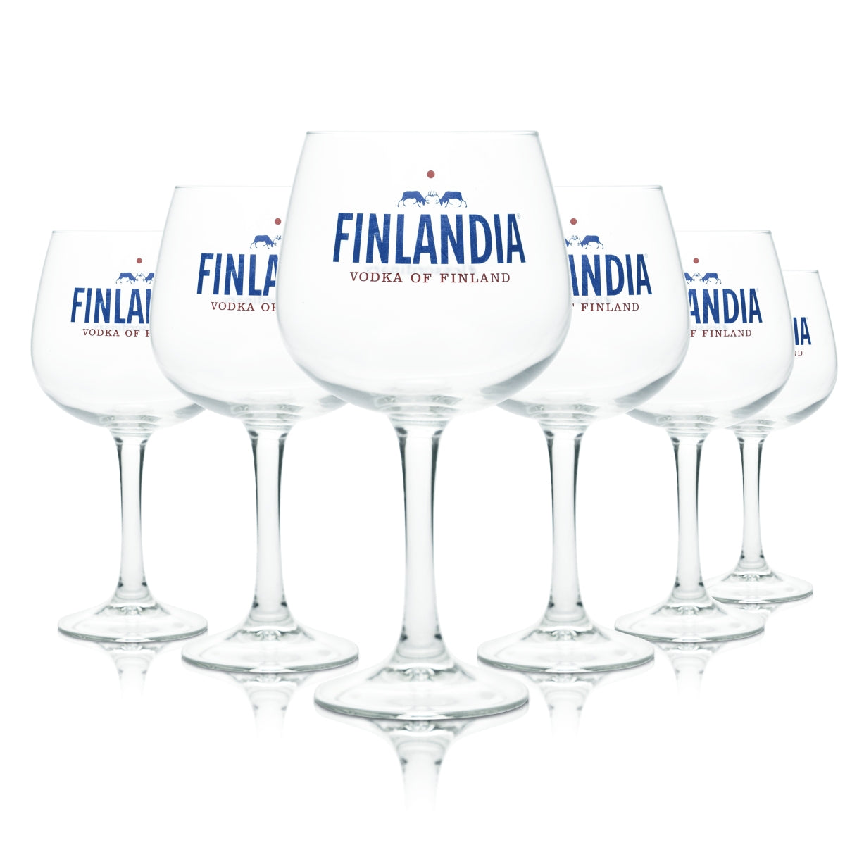 6x Finlandia Glass 0,72l Kieliszki balonowe Longdrink Kieliszki koktajlowe Aperitif Style