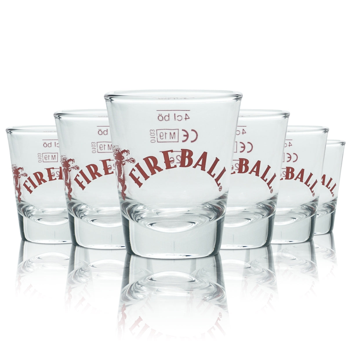 6x kieliszek do whisky Fireball 2 cl 4 cl kieliszki do sznapsa Stamper Kurze Cynamon Pinnchen