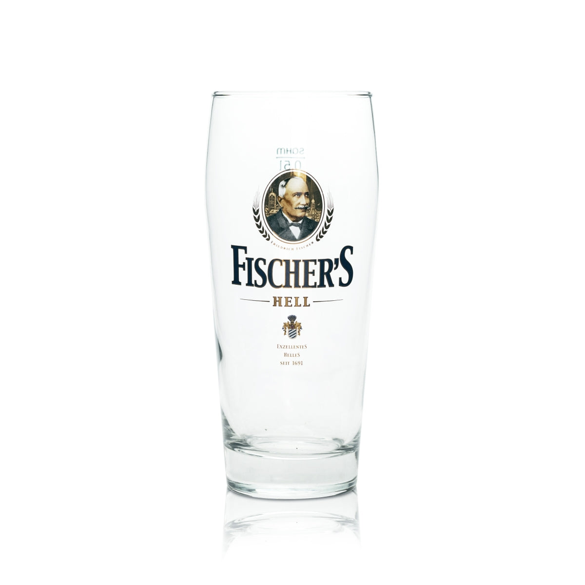 6x Fischers Beer Glass 0,5l Mug Bright Sahm Willi Glasses Pils Cup Tulip Beer – Widok 2