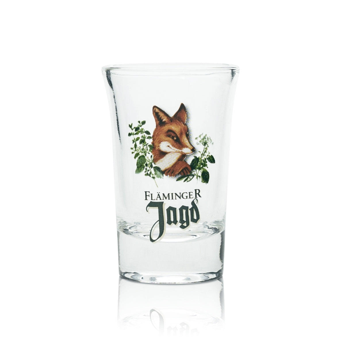 6x Fläminger Jagd Shot Glass 4cl Schnapps Glasses Short Stamper Liqueur Fuchs Gastro – Widok 2