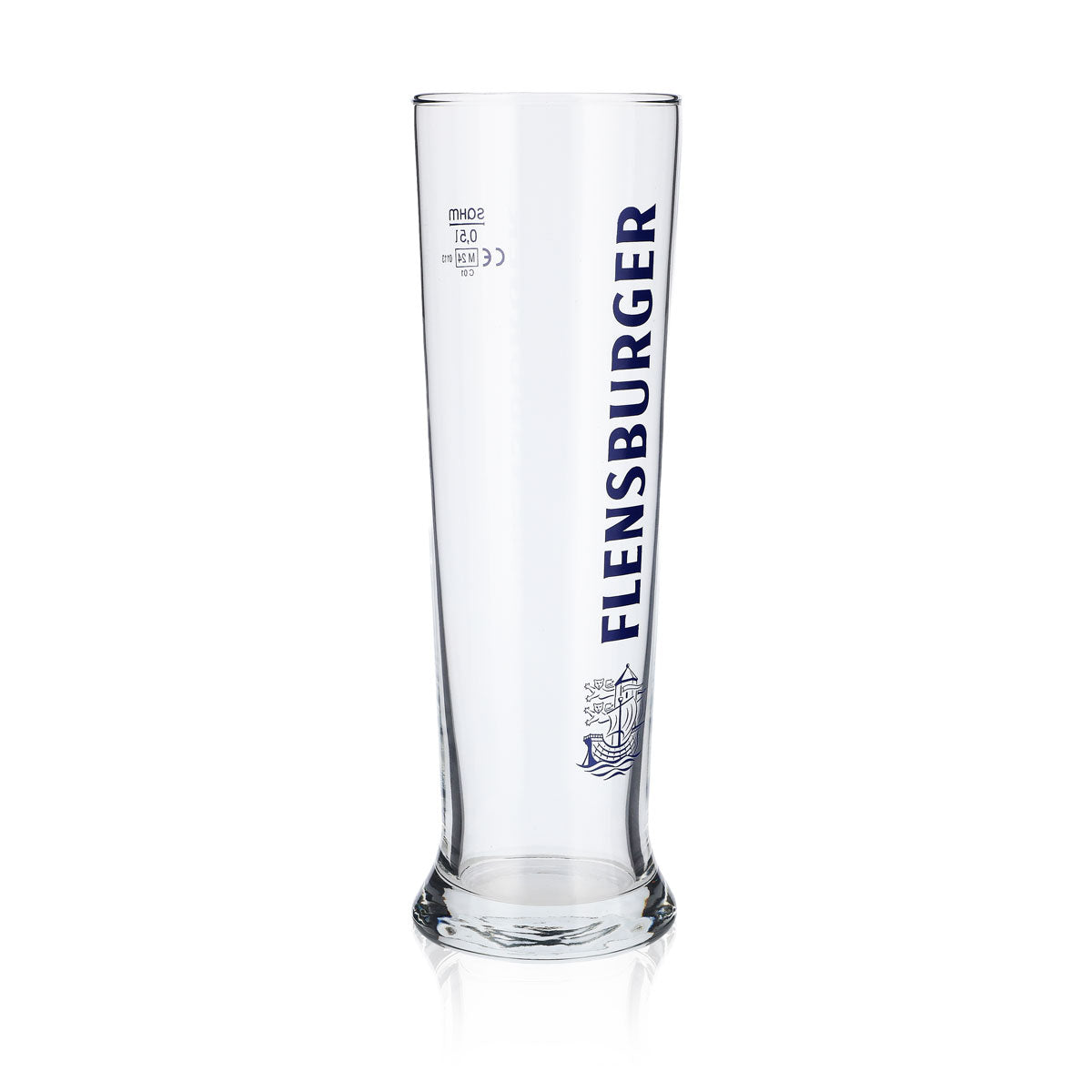 6x szklanka do piwa Flensburger 0,5 l Szklanki do piwa Szklanka do piwa Kubek niebieski Napis Vancouver – Widok 3