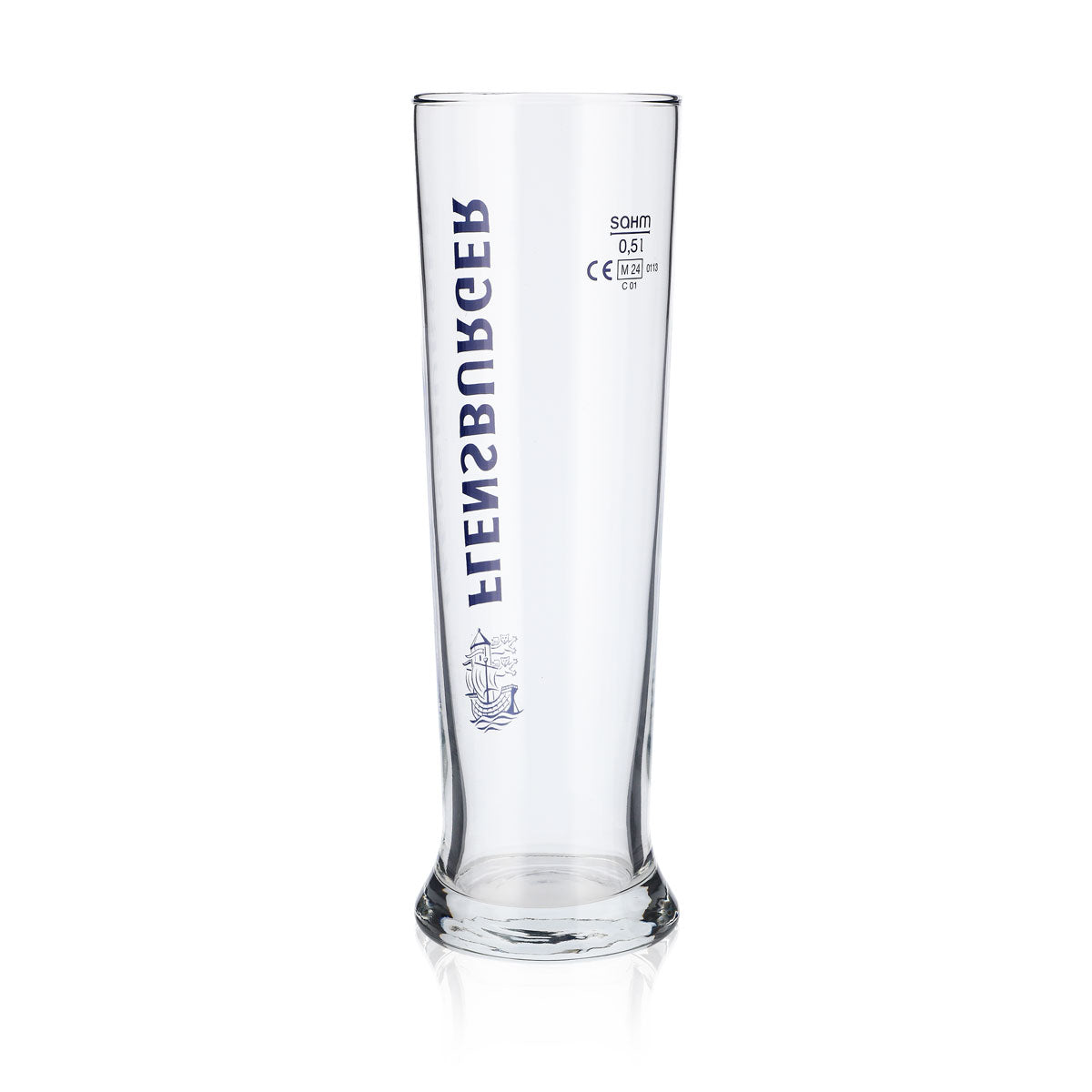 6x szklanka do piwa Flensburger 0,5 l Szklanki do piwa Szklanka do piwa Kubek niebieski Napis Vancouver – Widok 4