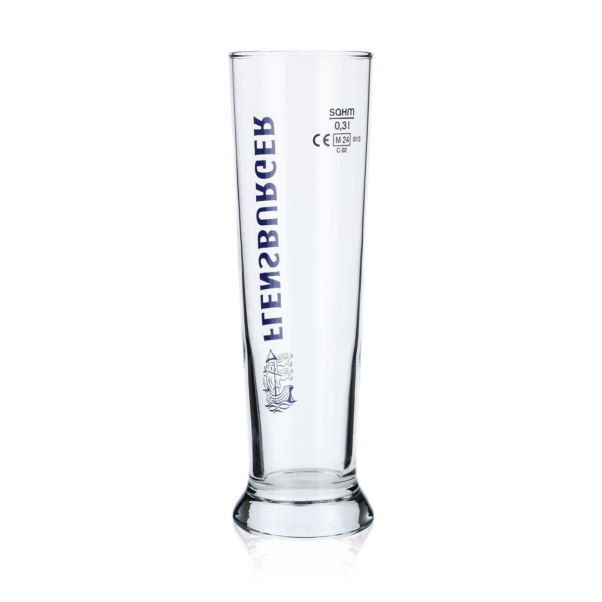 6x szklanka do piwa Flensburger 0,3 l z napisem pionowym Sahm Vancouver – Widok 4