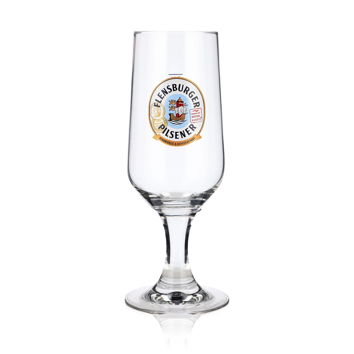 6x szklanki do piwa Flensburger Pokalglas 0,4 l, złota obwódka, Ritzenhoff – Widok 2