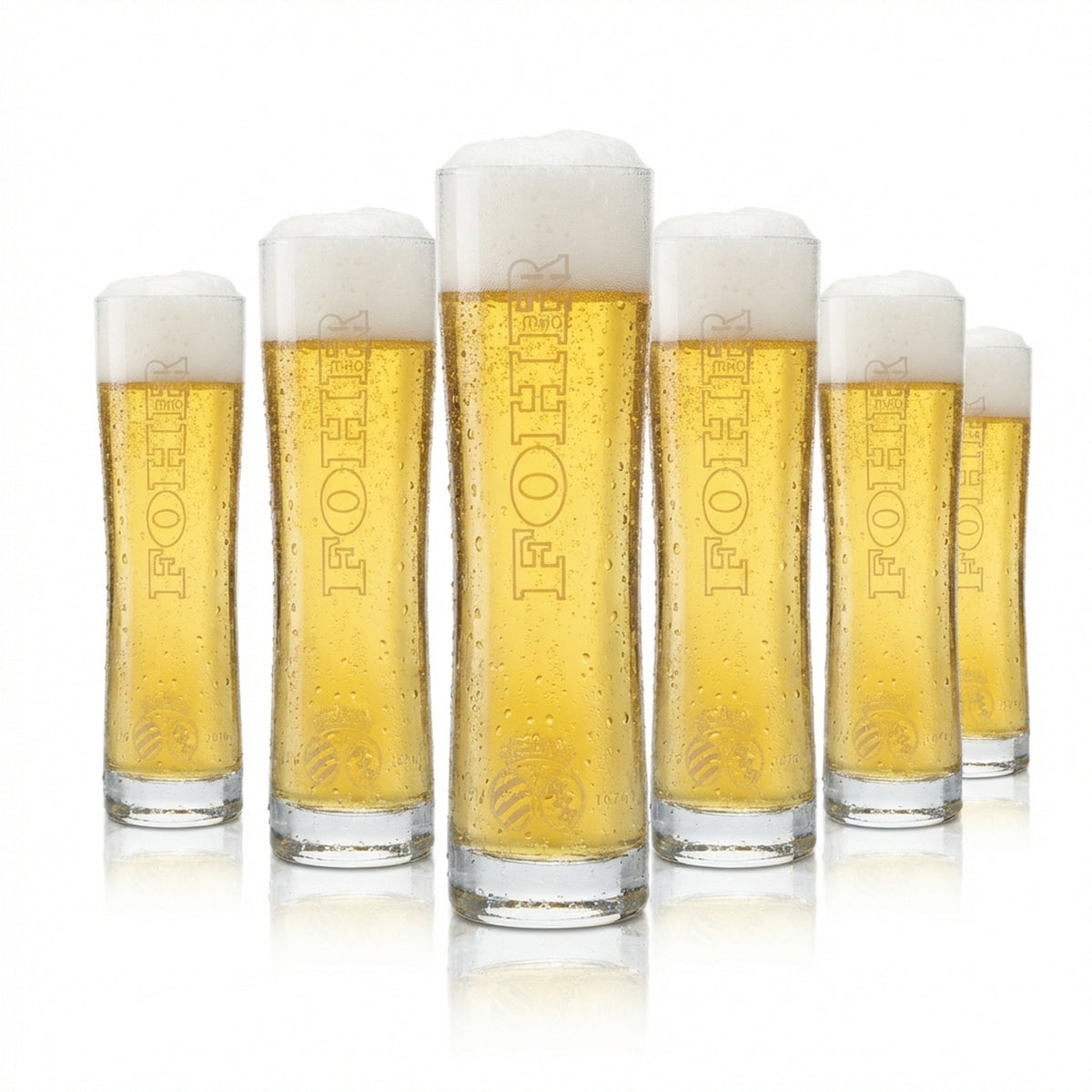 6x Fohr Beer Glass 0.3l Goblet Tulip Szklanki Browar Gastro Bar Pils Piwo