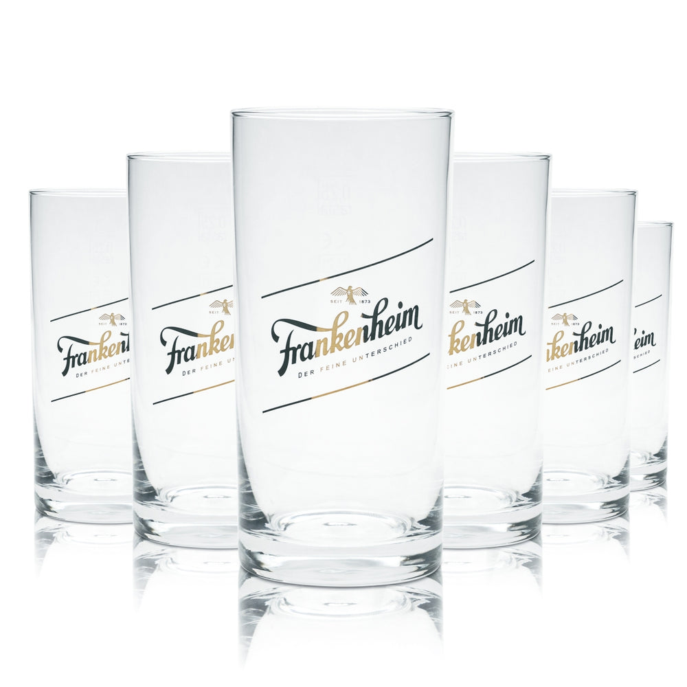 6x Szklanka do piwa Frankenheim 0,25l Alt Stange Kufel Szklanka Filiżanka Browar Düsseldorf