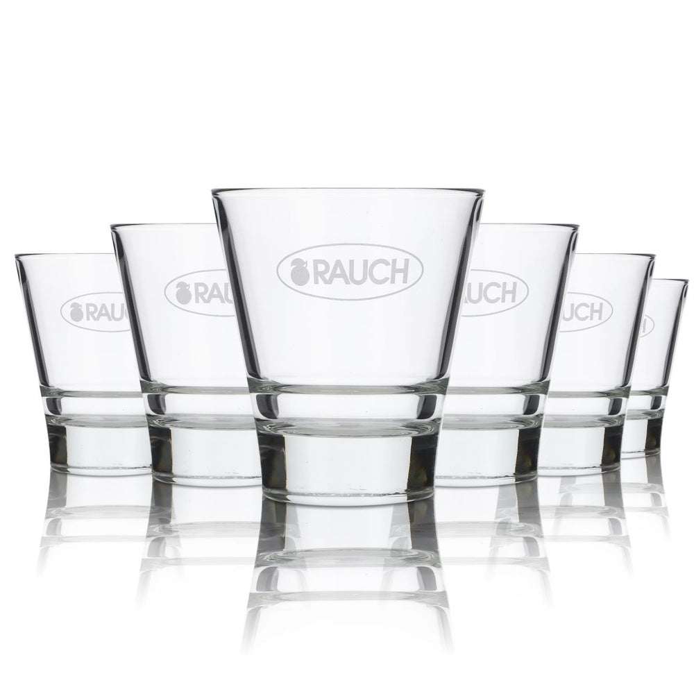 6x Franz Josef Rauch Szklanka 0,2 l Kubek Szklanki do soku i wody Zestaw gastronomiczny