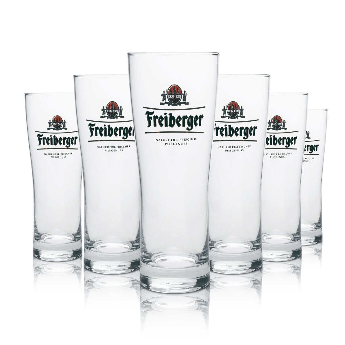 6x szklanka do piwa Freiberger 0,4l Aspen kufel Sahm