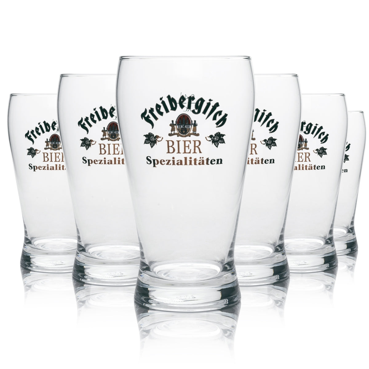6x szklanka do piwa Freiberg Kufel Freibergisch 0.4l