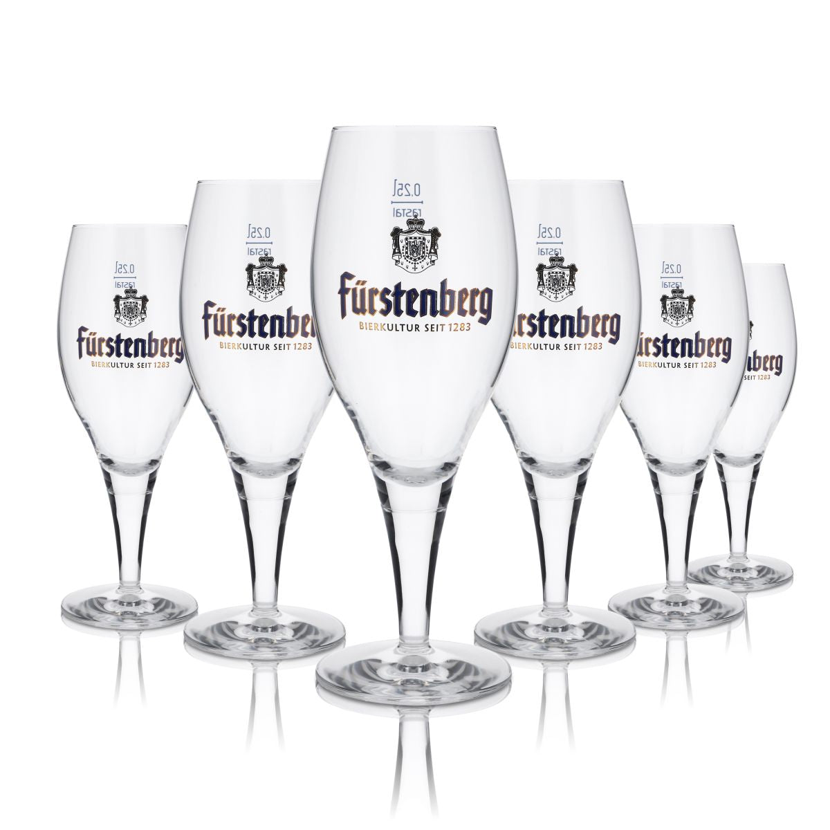 6x Forstenberg Szklanka 0,25 l Kieliszek do piwa Pilstulpe Zestaw szklanek Browar Gastronomia