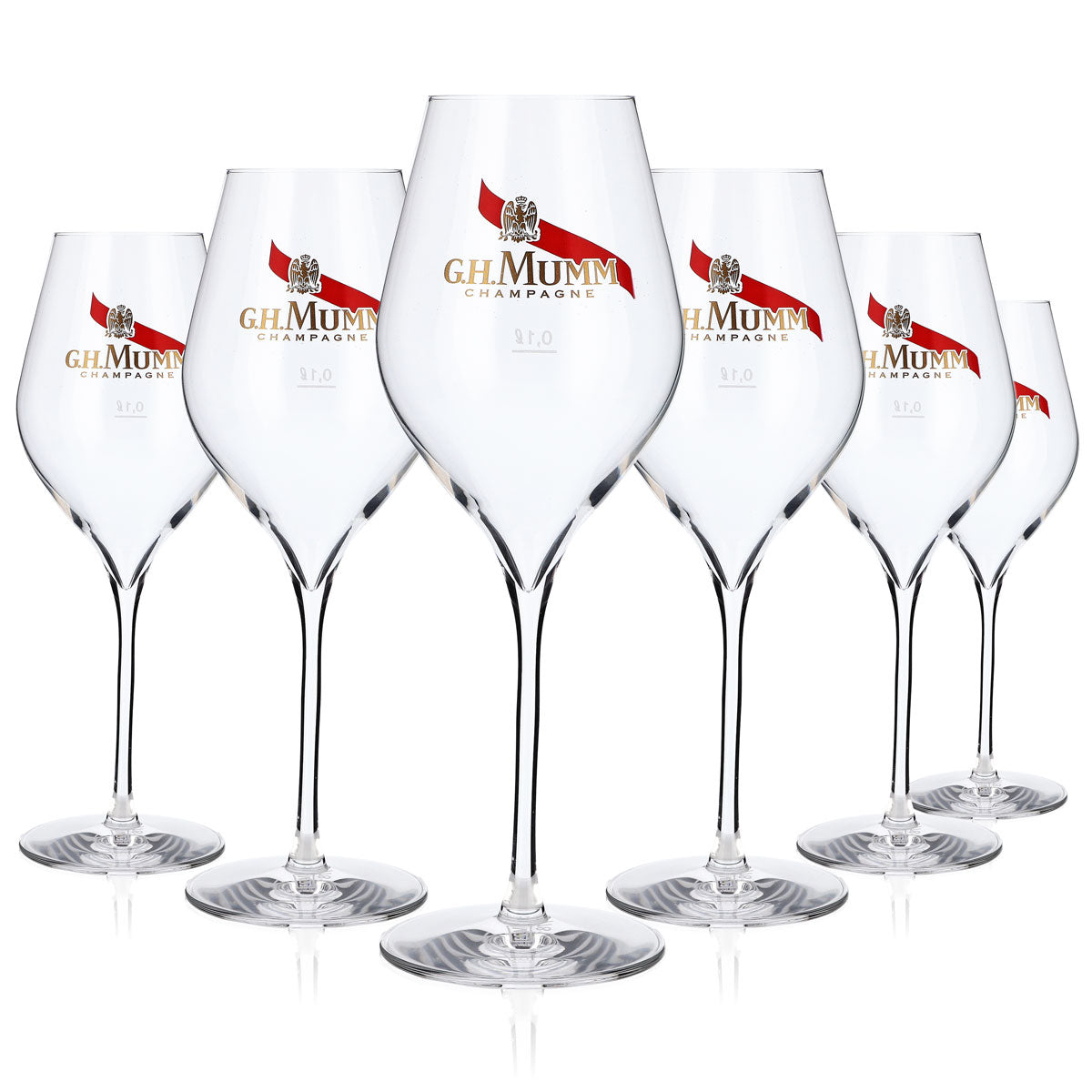 6x G.H. Mumm Szklanka do szampana 0,1 l Flute 32 cl Lehmann Absolus 32 – Widok 5