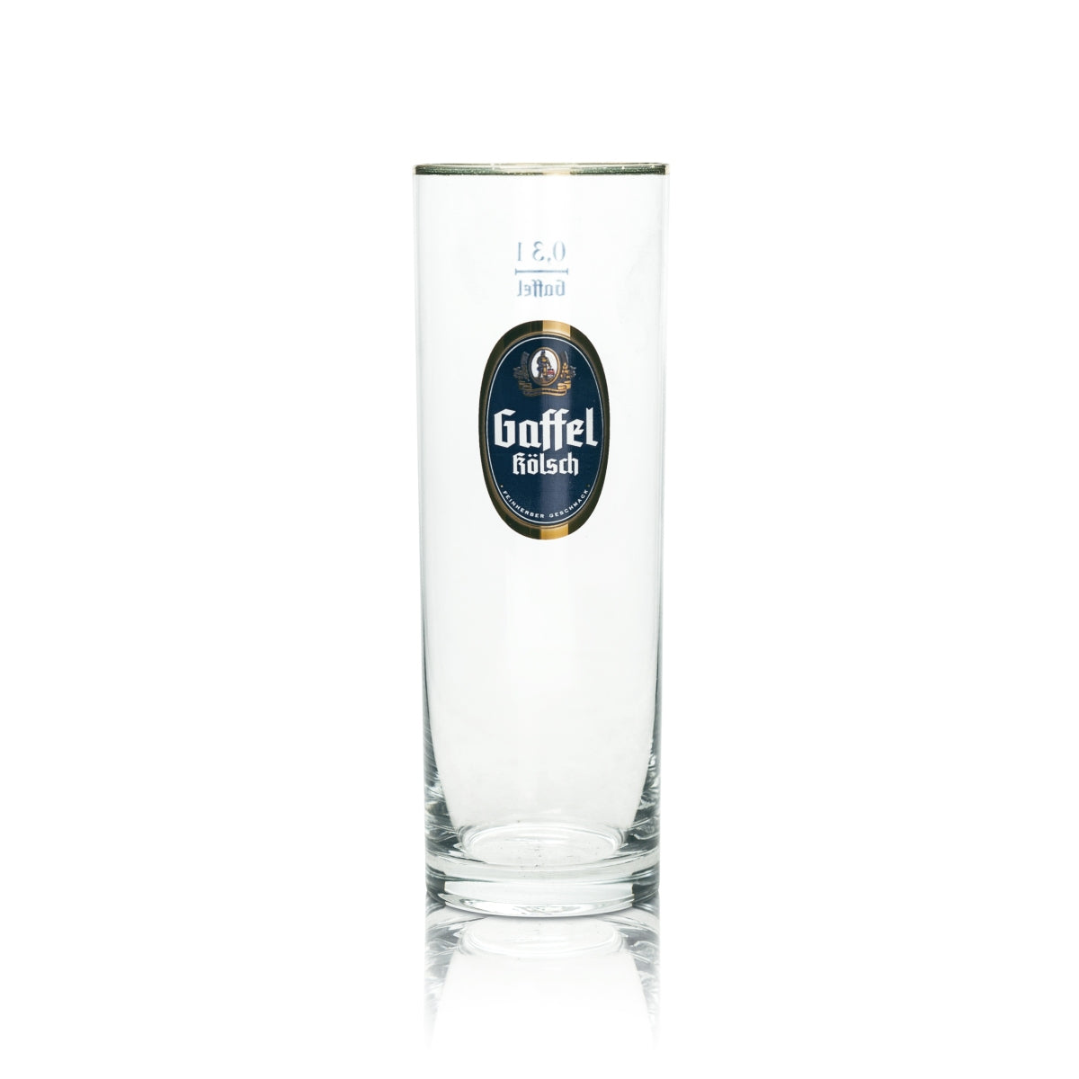 6x Gaffel Beer Glass 0,3l Kölsch Stange Mug Gold Rim Glasses Kolonia Pils Beer Bar – Widok 2