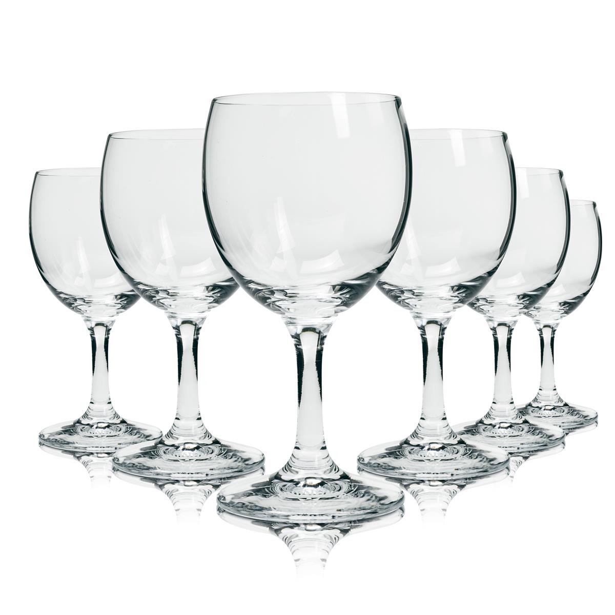 6x Gerolsteiner Water Glass 0.25l Star Goblet Ritzenhoff