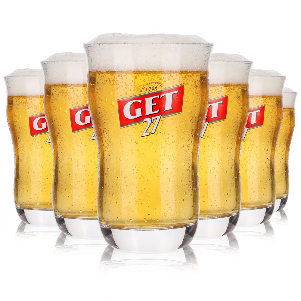 6 szt. kieliszków do likieru Get 27, kieliszki do drinków typu long drink, 0,34 l, firma założona w 1796 r., LDG (zestaw 6 szt.)