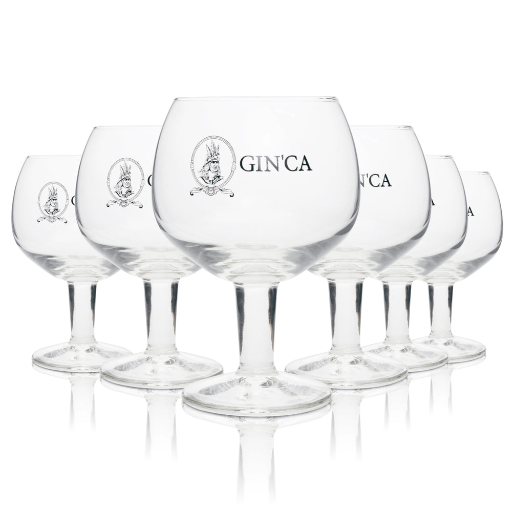6x Gin Ca Gin Glass Ballon Coppa 60cl Libbey